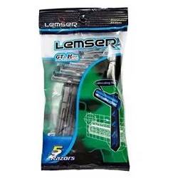 لمسر خودتراش مردانه دو لبه صابون دار 5 عددی